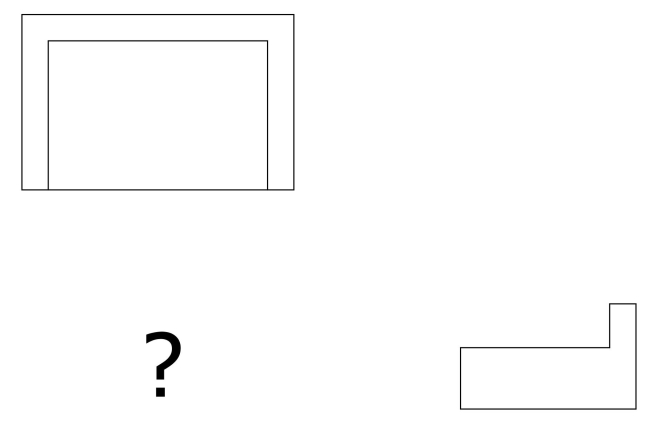 Shown below are two orthographic views.Draw view 3.