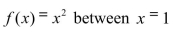 Calculate the average rate of change for the following functions: