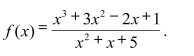 Find the derivative of