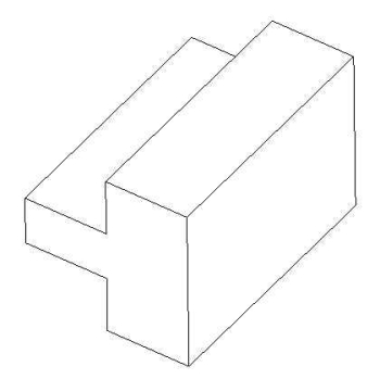 Shown below is an isometric drawing.Draw the top, front and right side views.