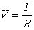 <strong>Ohm's law describes the relationship between voltage, resistance, and current.Which of these is Ohm's law?</strong> A) B) C) D)