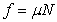 The friction force between two surfaces is modeled using the following equation:   where   friction force in N   coefficient of friction   normal force in N What is the appropriate unit for   if the preceding equation is to be homogeneous in units?<div style=padding-top: 35px> 
