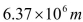 The Earth has a mass of and an average radius of . What is the density of the Earth?
