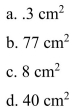 A certain unsharpened cylindrical #2 pencil is ½ centimeter in diameter and 25 centimeters long. What is the pencil's surface area?