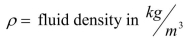 The speed of sound in a fluid can be calculated using the following equation: What is the appropriate unit for B if the preceding equation is to be homogeneous in units?