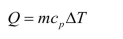 The amount of heat needed to change the temperature of an object can be calculated using the following equation: where What is the appropriate unit for if the preceding equation is to be homogeneous in units?