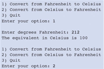 <strong>FIGURE 8-2 Figure 8-2 above shows the interface for a ____-controlled program.</strong> A) count B) menu C) query D) sentinel