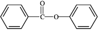 <strong>What is the correct structure for phenylbenzoate?</strong> A) B) C) D)