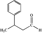 <strong>What is the IUPAC name of the following compound? </strong> A) 3-methyl-3-phenylpropanol B) 3-phenylbutanal C) 3-phenyl-1-butanone D) 3-phenylbutanoic acid