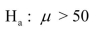 a)   b)   c)A Type I error is to decide that the average number of crossings would be greater than 50 if there were no toll, when in fact the average number is still 50. A Type II error is to decide that the average number of crossings would stay the same (50)if there were no toll, when in fact the average number of crossings would increase.