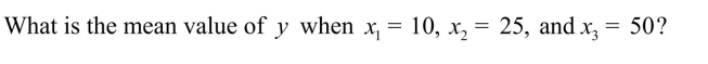 a)W . c)Would the mean be larger or smaller if the amount of copper is increased and the amounts of steel and titanium are held constant? Explain in a few sentences. d)If there was an interaction between the amounts of copper and titanium, what additional predictor variable should be added to the model?