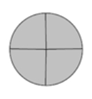 <strong>Shade 1 \frac { 1 } { 2 } out of 2 circles.</strong> A) B) C) D) E)