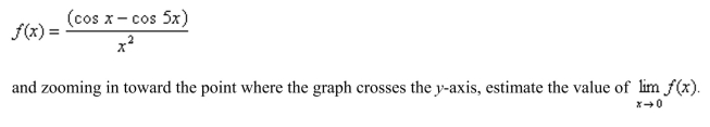 By graphing the function