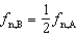 <strong>Two identical strings have the same length and same mass per unit length. String B is stretched with four times as great a tension as that applied to string A. Which statement is correct for all n harmonics on the two strings, n = 1, 2, 3...?</strong> A) . B) . C) . D)fn,B = 2fn,A. E)fn,B = 4fn,A.