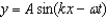 <strong>What is the expression for the transverse velocity of the wave in a string given by ?</strong> A) B) C) D) E)