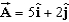<strong>Two vectors lying in the xy plane are given by the equations and . The value of is:</strong> A)19 B)(-11 ) C)(-19 ) D)11 E)10