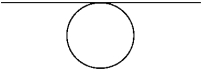 <strong>A uniform sphere of radius R and mass M rotates freely about a horizontal axis that is tangent to an equatorial plane of the sphere, as shown below. The moment of inertia of the sphere about this axis is: </strong> A) \frac{2}{5} M R^{2} . B) \frac{2}{3} M R^{2} . C) \frac{5}{7} M R^{2} . D) \frac{7}{5} M R^{2} . E) \frac{3}{2} M R^{2} .