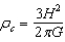 <strong>In the standard model of the expansion of the universe, the total energy of a standard mass m is assumed to be zero.When we solve the resulting energy equation for the critical mass density of the universe, we find that the critical mass density is given by:</strong> A) B) C) D) E)