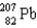 <strong>One of the naturally occurring radioactive series begins with .Which of the following isotopes is the stable isotope at the end of this series? </strong> A) B) C) D) E)None of the above choices can be correct.