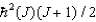 <strong>Assume the angular momentum of a diatomic molecule is quantised according to the relation .What are the allowed rotational kinetic energies?  </strong> A)   B)   C)   D)   E)   <div style=padding-top: 35px> 