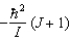 <strong>When a molecule jumps from a rotational energy level characterised by the rotational quantum number J to one characterised by J + 1, the change in energy, EJ + 1 - EJ, is:</strong> A)   B)   C)   D)   E)   <div style=padding-top: 35px> 