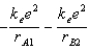 <strong>The diagram below shows the distance between the nuclei, pA and pB, and the electrons, e1 and e2, in a hydrogen molecule.We would expect the electrostatic potential energy of this molecule to be:  </strong> A)   B)   C)   D)   E)   <div style=padding-top: 35px> 