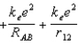 <strong>The diagram below shows the distance between the nuclei, pA and pB, and the electrons, e1 and e2, in a hydrogen molecule.We would expect the electrostatic potential energy of this molecule to be:  </strong> A)   B)   C)   D)   E)   <div style=padding-top: 35px> 