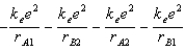 <strong>The diagram below shows the distance between the nuclei, pA and pB, and the electrons, e1 and e2, in a hydrogen molecule.We would expect the electrostatic potential energy of this molecule to be:  </strong> A)   B)   C)   D)   E)   <div style=padding-top: 35px> 