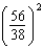 <strong>The number of electrons in the n = 4, = 2 subshell in strontium (Z = 38) is ____ the number of electrons in the n =4, =2 subshell in barium (Z = 56). </strong> A)times B)times C)equal to D)times E)times