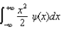 <strong>The average position, or expectation value, of a particle whose wave function \Psi (x) depends only on the value of x, is given by < x > =</strong> A) B) C) D) E)