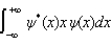 <strong>The average position, or expectation value, of a particle whose wave function \Psi (x) depends only on the value of x, is given by < x > =</strong> A) B) C) D) E)