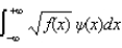 <strong>The expectations value of a function f(x) of x when the wave function depends only on x is given by < f(x) > =</strong> A) B) C) D) E)
