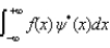 <strong>The expectations value of a function f(x) of x when the wave function depends only on x is given by < f(x) > =</strong> A) B) C) D) E)