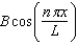 <strong>When U(x) is infinitely large elsewhere, the wave function of a particle restricted to the region 0 < x < L where U(x) = 0, may have the form \Psi (x) =</strong> A) B) C)Aen \pi x / L. D) E)