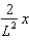 <strong>The wave function \Psi (x) of a particle confined to 0 \le x \le L is given by \Psi (x) = Ax. \Psi (x) = 0 for x < 0 and x > L.When the wave function is normalised, the probability density at coordinate x has the value:</strong> A) B) C) D) E)