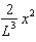 <strong>The wave function \Psi (x) of a particle confined to 0 \le x \le L is given by \Psi (x) = Ax. \Psi (x) = 0 for x < 0 and x > L.When the wave function is normalised, the probability density at coordinate x has the value:</strong> A) B) C) D) E)