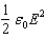 <strong>When E and B are the amplitudes of the electric and magnetic fields in an electromagnetic wave in vacuum, the total average energy density in the wave is:</strong> A) B) C)( \varepsilon 0E2.) D) E)