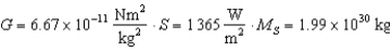 <strong>A spherical particle of density and 2.00 mm radius is located at the same distance from the Sun as the Earth.RSE = 1.5 *1011 m..If the particle absorbs 100 per cent of the sunlight reaching it, the ratio of the force exerted by the solar radiation to the force of gravity exerted on the particle by the Sun is: </strong> A)5.8 * 10-5. B)0.58. C)1.0. D)1.7. E)1.7 * 104.