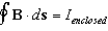 <strong>The correct form of Ampere's law for circuits with gaps in them is:</strong> A) B) C) D) E)
