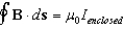 <strong>The correct form of Ampere's law for circuits with gaps in them is:</strong> A) B) C) D) E)