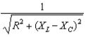 <strong>The total impedance Z of an RLC circuit driven by an ac voltage source at angular frequency \omega is:</strong> A) B) C) D) E)