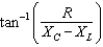 <strong>The phase angle between V and I is: </strong> A) B) C) D) E)