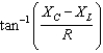 <strong>The phase angle between V and I is: </strong> A) B) C) D) E)