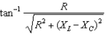 <strong>The phase angle between V and I is: </strong> A) B) C) D) E)
