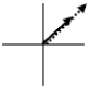 <strong>The graphs below represent current and voltage phasors at one instant of time.The solid arrows represent the voltage phasors, \Delta Vmax, and the dashed arrows represent the current phasors, Imax.The graph which shows the correct relationship between current and voltage phasors for a capacitor in an RC circuit is:</strong> A) B) C) D) E)