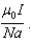 <strong>We find that N current loops are coplanar and coaxial.The first has radius a and current I.The second has radius 2a and current 2I, and the pattern is repeated up to the Nth, which has radius Na and current NI.The current in each loop is counter clockwise as seen from above.The magnitude of the magnetic field at the centre of the loops is:</strong> A) B) C) D) E)