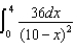 <strong>A 16-nC charge is distributed uniformly along the x axis from x = 0 to x = 4 m.Which of the following integrals is correct for the magnitude (in N/C) of the electric field at x = +10 m on the x axis?</strong> A) B) C) D) E)none of these