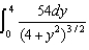 <strong>A 12-nC charge is distributed uniformly along the y axis from y = 0 to y = 4 m.Which of the following integrals is correct for the x component of the electric field at x = 2 m on the x axis?</strong> A) B) C) D) E)none of these