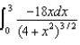 <strong>A uniform linear charge of 2.0 nC/m is distributed along the x axis from x = 0 to x = 3 m.Which of the following integrals is correct for the x component of the electric field at y = 2 m on the y axis?</strong> A) B) C) D) E)none of these