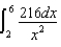 <strong>A 24-nC charge is distributed uniformly along the x axis from x = 2 m to x = 6 m.Which of the following integrals is correct for the magnitude (in N/C) of the electric field at x = +8 m on the x axis?</strong> A) B) C) D) E)none of these